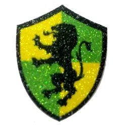 PARCHE TERMOFUSION ESCUDO AMARILLO Y VERDE LEON