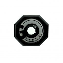 Pegatina para tapón de padel metalizada más color negro