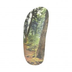 Planta con impresión digital de bosque
