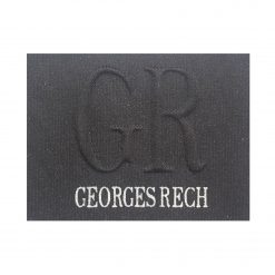 Etiqueta machi-hembrado con relieve