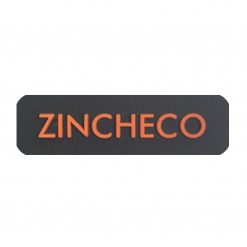etiqueta rectangular hecha con micro-inyección