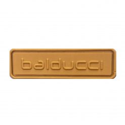 etiqueta rectangular hecha con micro-inyección