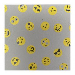 planta serigrafiada con motivo emoji